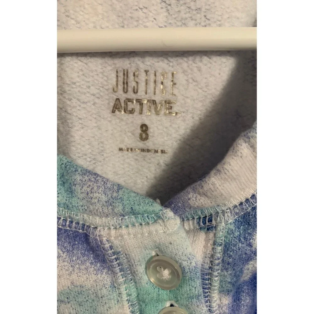 Justice Tie Dye Sweatshirt. Size 8